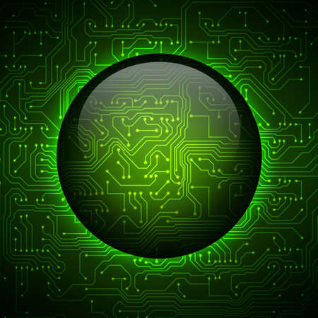 Circuit board backgroundのイラスト素材