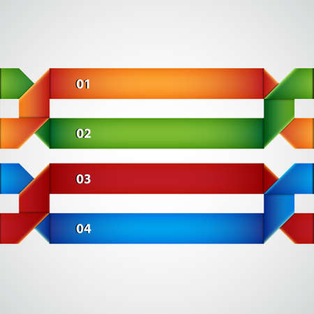 Infographic templateのイラスト素材