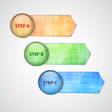 Infographic templateのイラスト素材