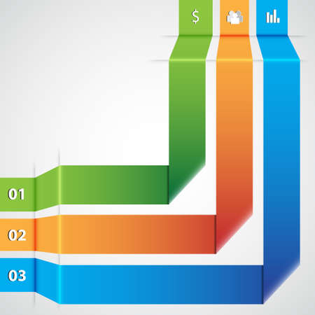 Infographic templateのイラスト素材