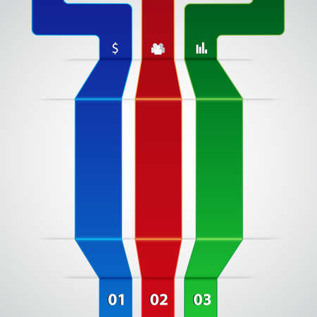 Infographic templateのイラスト素材