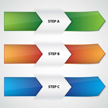 Infographic templateのイラスト素材