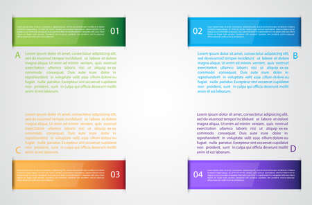 Infographic templateのイラスト素材