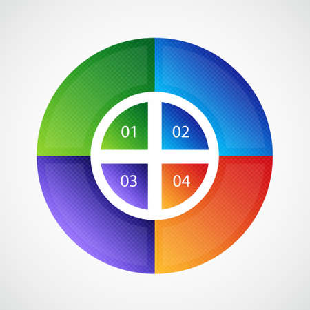 Infographic templateのイラスト素材