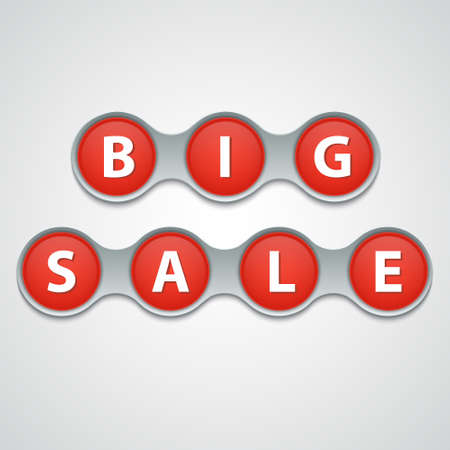 Big sale tag. EPS10 vectorのイラスト素材