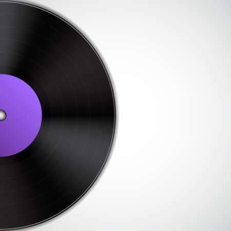 Background with vinyl record. EPS10 vectorのイラスト素材