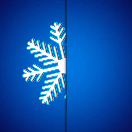 Background with snowflake. EPS10 vectorのイラスト素材