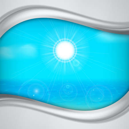 Summer abstract designのイラスト素材