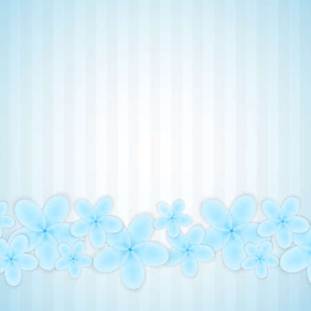 Blue flower background. のイラスト素材
