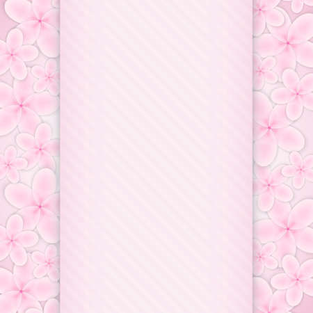 Pink flower background.  のイラスト素材