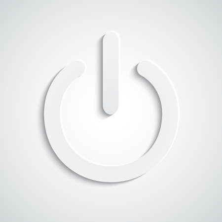 Paper on/off symbol.   のイラスト素材