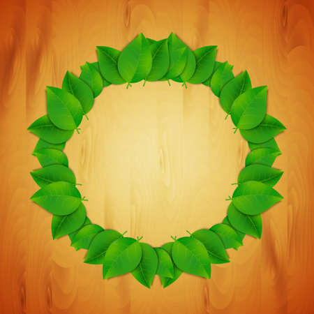 Green leaves background. のイラスト素材