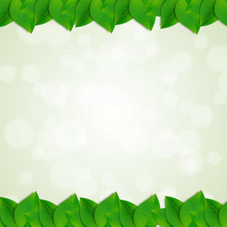 Green leaves background. のイラスト素材
