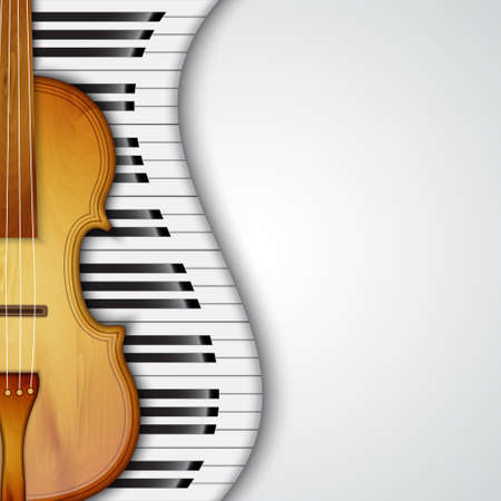 Background with violinのイラスト素材