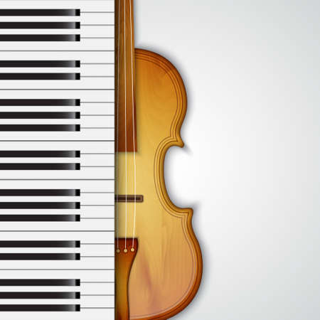 Background with violinのイラスト素材