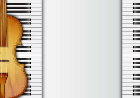 Background with violinのイラスト素材