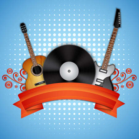 Music backgroundのイラスト素材