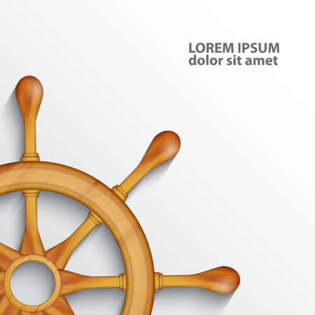 Steering wheel for shipのイラスト素材