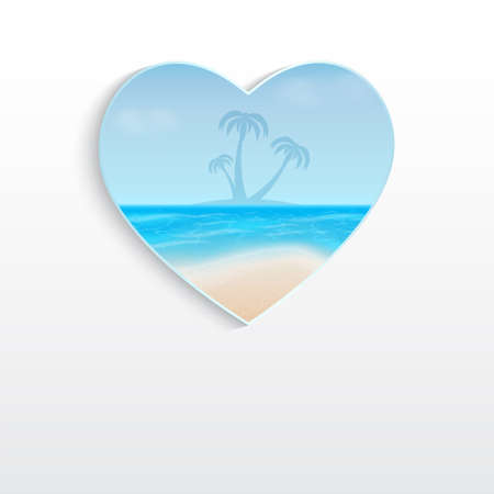 Summer backgroundのイラスト素材