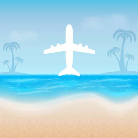 Summer backgroundのイラスト素材