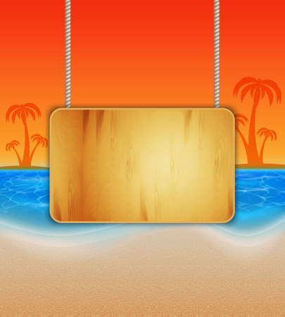 Summer backgroundのイラスト素材