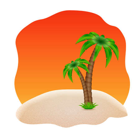 Summer backgroundのイラスト素材