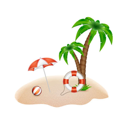 Summer backgroundのイラスト素材