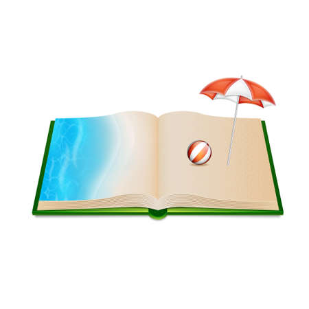 Open bookのイラスト素材