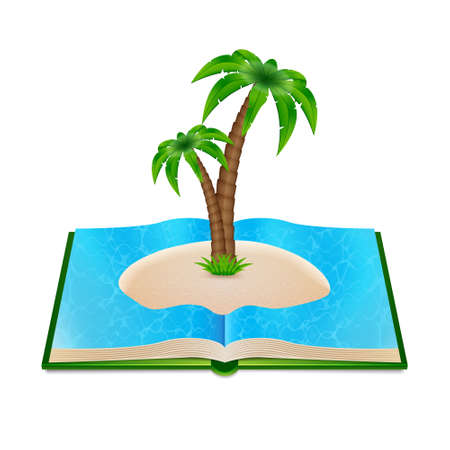 Open bookのイラスト素材