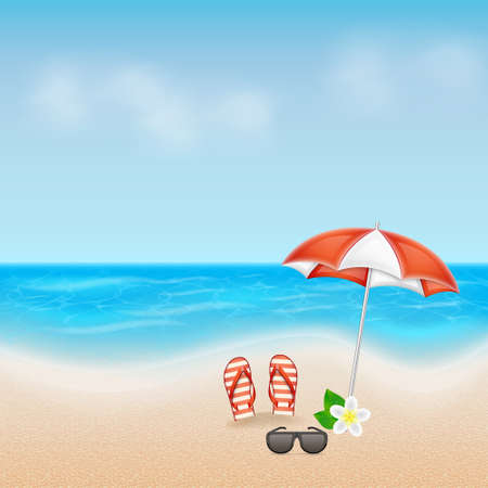 Summer backgroundのイラスト素材