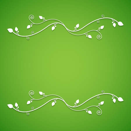 Background with paper floral ornamentのイラスト素材