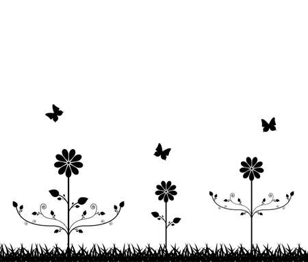 Floral backgroundのイラスト素材