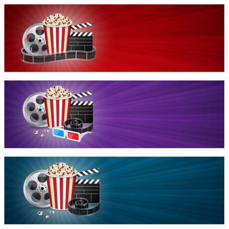 Movie templateのイラスト素材