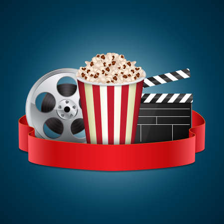 Movie templateのイラスト素材