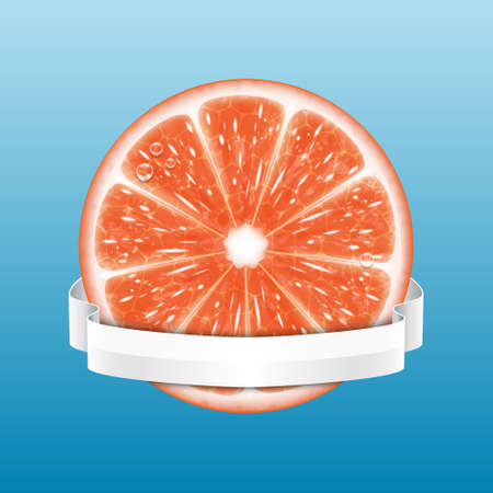 Grapefruit sliceのイラスト素材