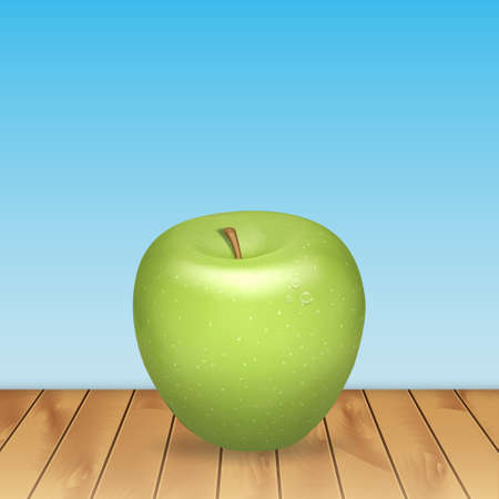 Green appleのイラスト素材