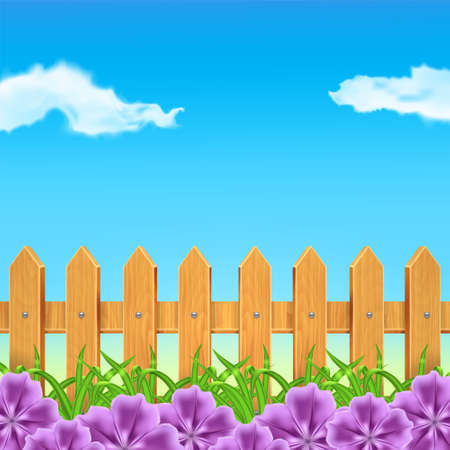 Beautiful flowersのイラスト素材