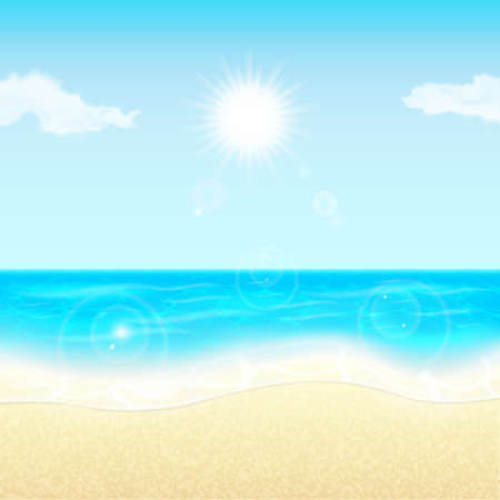 Summer vacationのイラスト素材