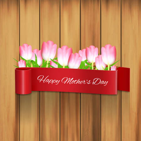 Happy mothers day.のイラスト素材