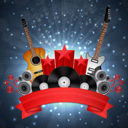 Music backgroundのイラスト素材