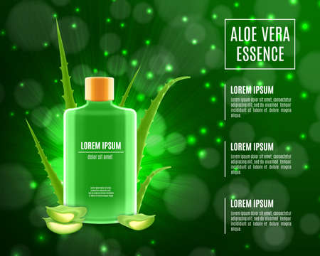 Cosmetic product posterのイラスト素材