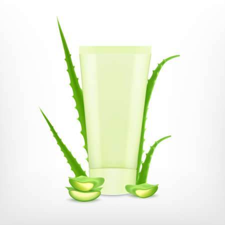 Cosmetic ads templateのイラスト素材