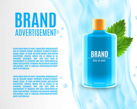 Mouth rinse adsのイラスト素材