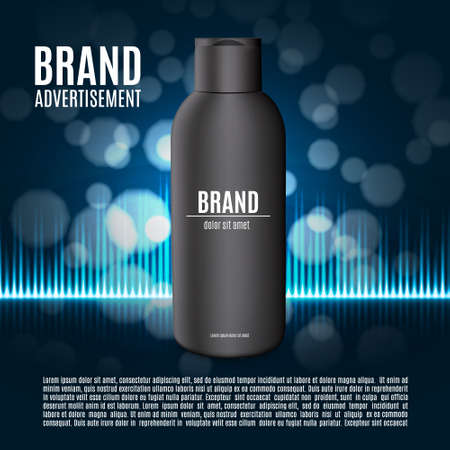 Premium shampoo adsのイラスト素材