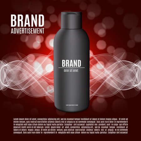 Premium shampoo adsのイラスト素材