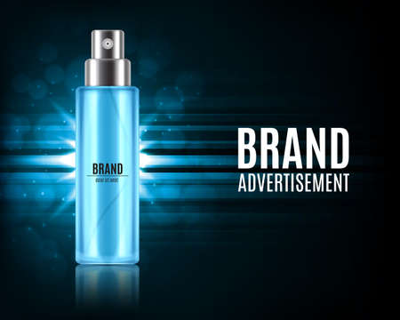 Cosmetic ads templateのイラスト素材