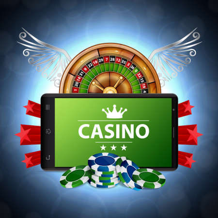 Online casino conceptの写真素材