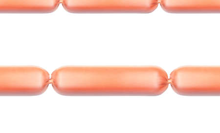 Seamless pattern with sausagesの写真素材
