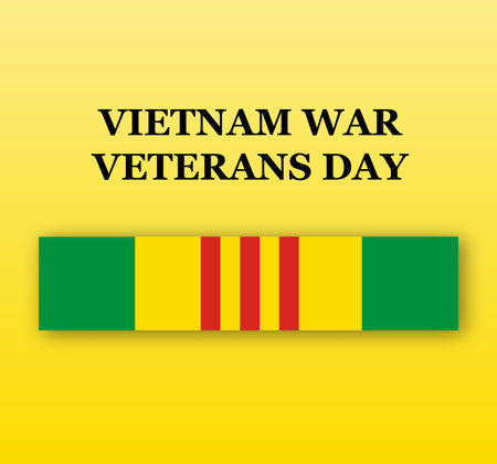 Background for Vietnam War Veterans Day. Vietnam War Veterans Day celebration in March 29 th in USA.のイラスト素材