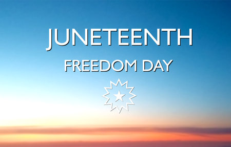 Juneteenth Fredom Dayのイラスト素材
